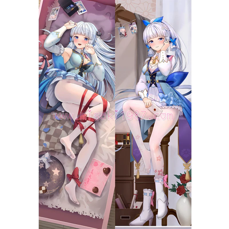 Genshin Impact Dakimakura Kamisato Ayaka Body Pillow Case 33 - Click Image to Close