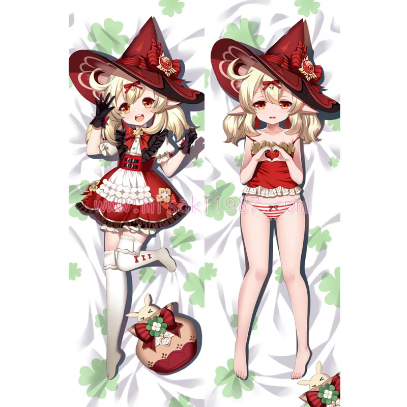 Genshin Impact Dakimakura Klee Body Pillow Case 15 - Click Image to Close