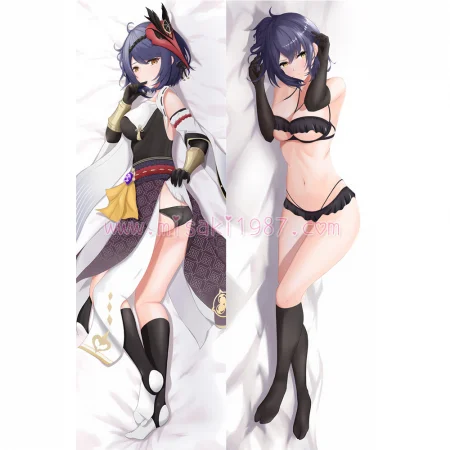 Genshin Impact Dakimakura Kujou Sara Body Pillow Case 10