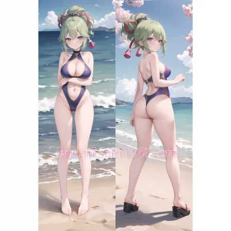 Genshin Impact Dakimakura Kuki Shinobu Body Pillow Case 07