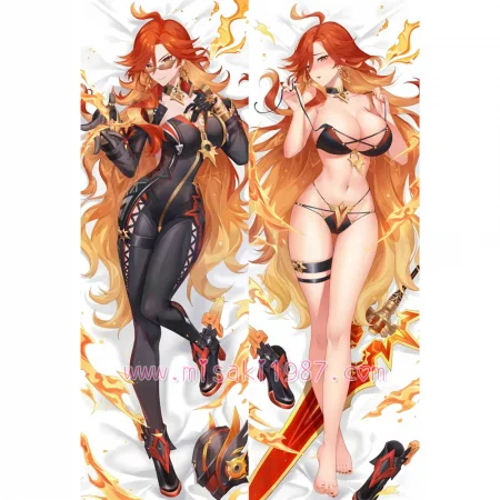 Genshin Impact Dakimakura Mavuika Body Pillow Case 08