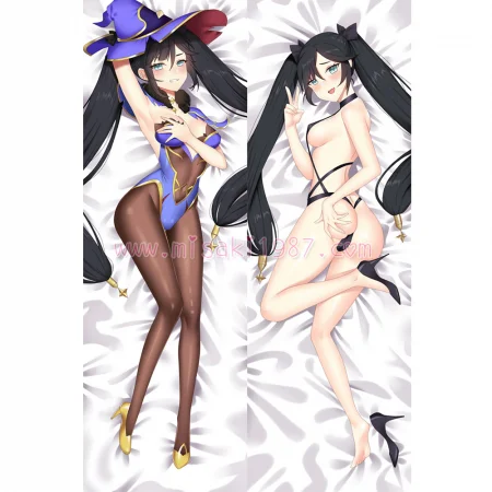 Genshin Impact Dakimakura Mona Body Pillow Case 04