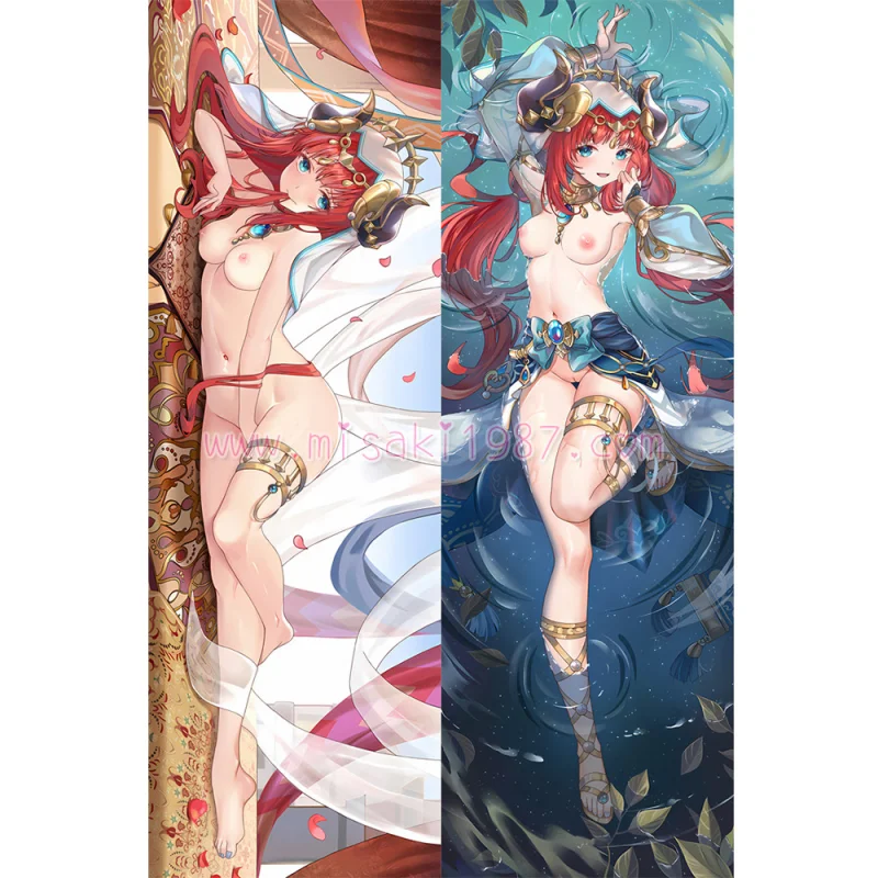 Genshin Impact Dakimakura Nilou Body Pillow Case 14 - Click Image to Close