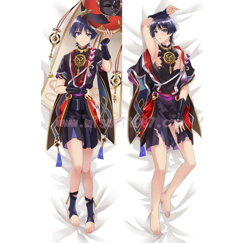 Genshin Impact Dakimakura Scaramouche Body Pillow Case 02 - Click Image to Close