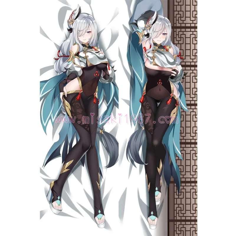 Genshin Impact Dakimakura Shenhe Body Pillow Case - Click Image to Close