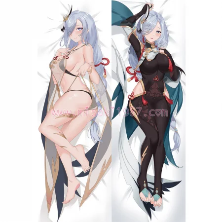 Genshin Impact Dakimakura Shenhe Body Pillow Case 14