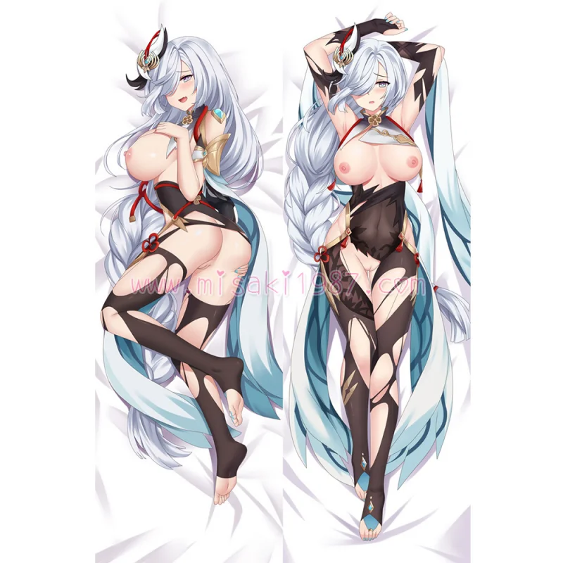 Genshin Impact Dakimakura Shenhe Body Pillow Case 15 - Click Image to Close