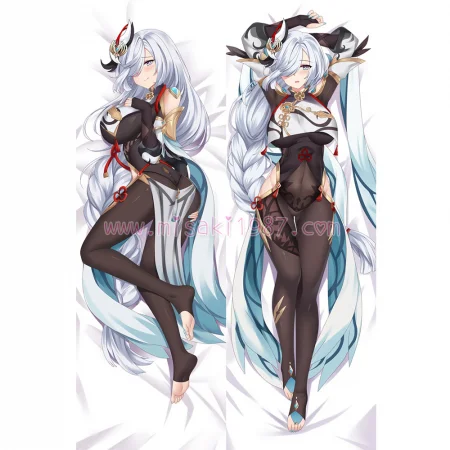 Genshin Impact Dakimakura Shenhe Body Pillow Case 16