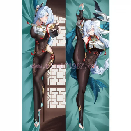 Genshin Impact Dakimakura Shenhe Body Pillow Case 18
