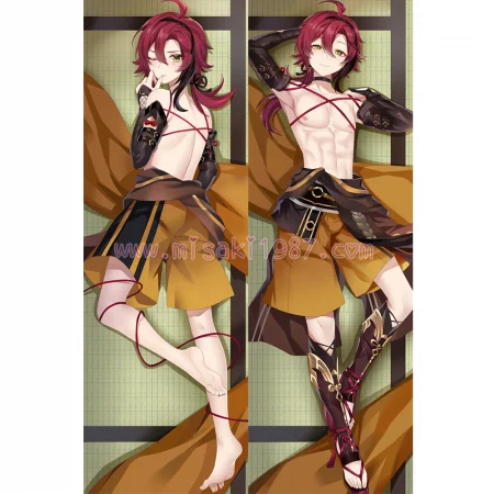 Genshin Impact Dakimakura Shikanoin Heizou Body Pillow Case 02