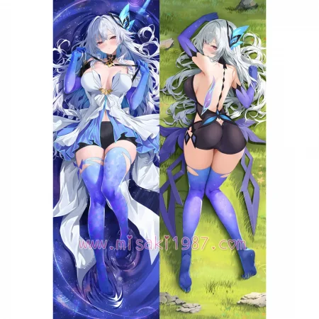 Genshin Impact Dakimakura Skirk Body Pillow Case 13