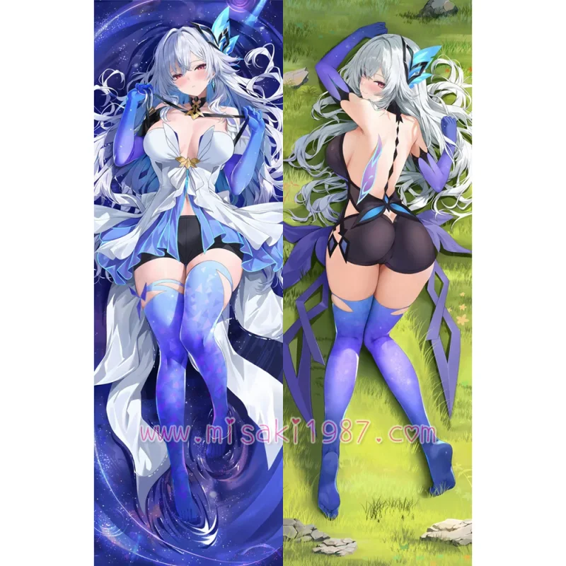 Genshin Impact Dakimakura Skirk Body Pillow Case 13 - Click Image to Close