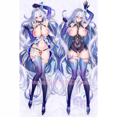 Genshin Impact Dakimakura Skirk Body Pillow Case 17