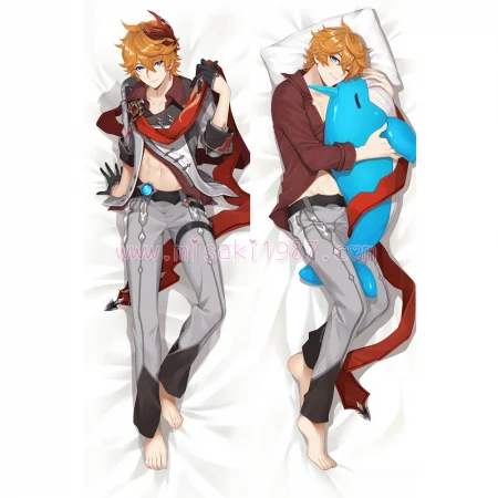 Genshin Impact Dakimakura Tartaglia Body Pillow Case 04