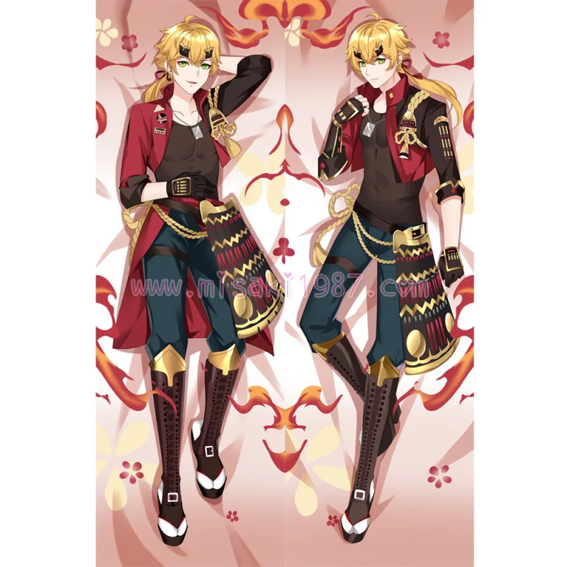 Genshin Impact Dakimakura Thoma Body Pillow Case 02 - Click Image to Close