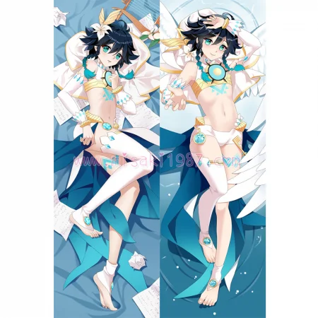 Genshin Impact Dakimakura Venti Body Pillow Case 09