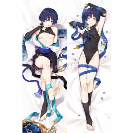 Genshin Impact Dakimakura Wanderer Body Pillow Case 04
