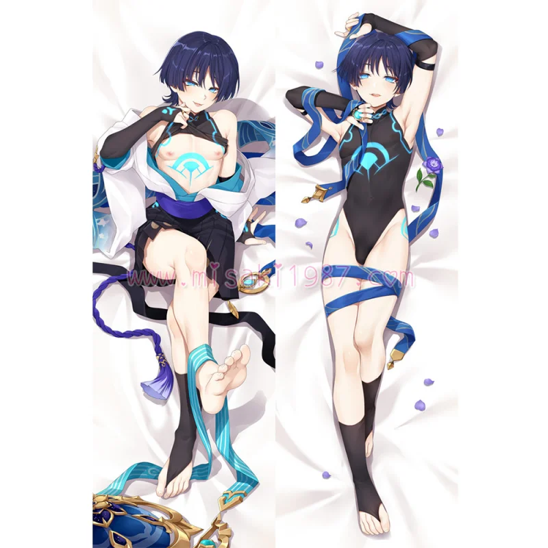Genshin Impact Dakimakura Wanderer Body Pillow Case 05 - Click Image to Close