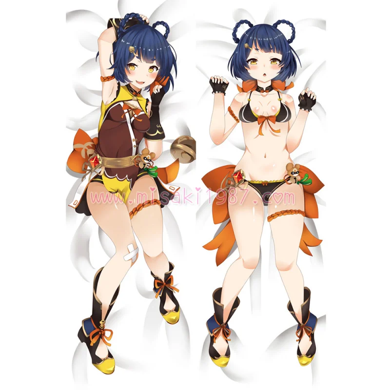 Genshin Impact Dakimakura Xiangling Body Pillow Case 03 - Click Image to Close