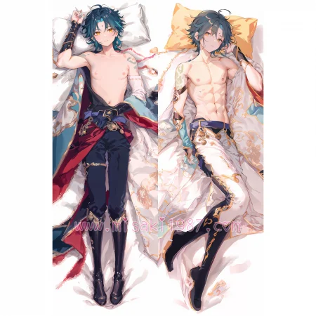 Genshin Impact Dakimakura Xiao Body Pillow Case 08