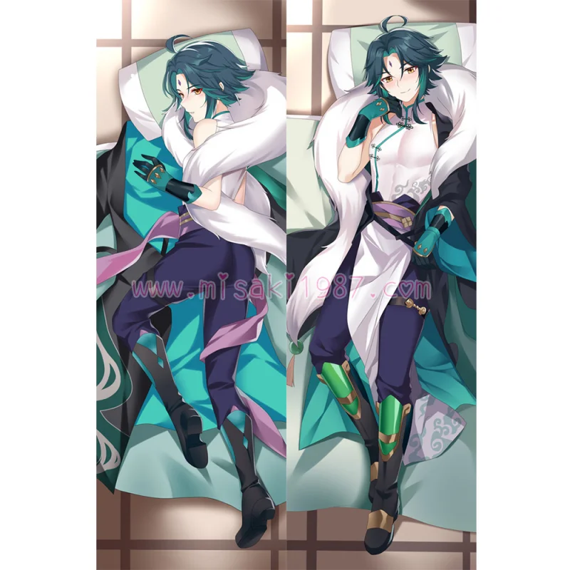 Genshin Impact Dakimakura Xiao Body Pillow Case 05 - Click Image to Close