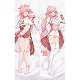 Genshin Impact Dakimakura Yae Miko Body Pillow Case 04