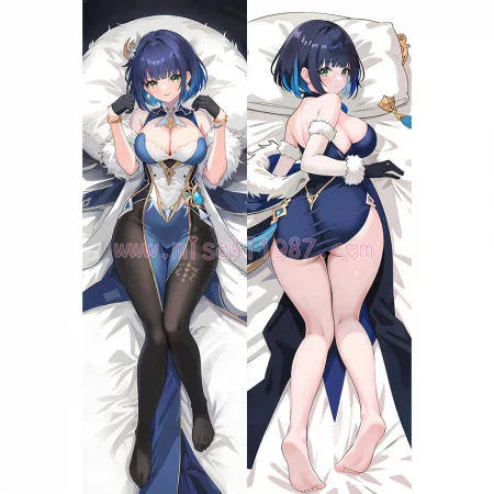 Genshin Impact Dakimakura Yelan Body Pillow Case 22
