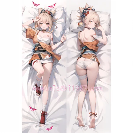Genshin Impact Dakimakura Yoimiya Body Pillow Case 17