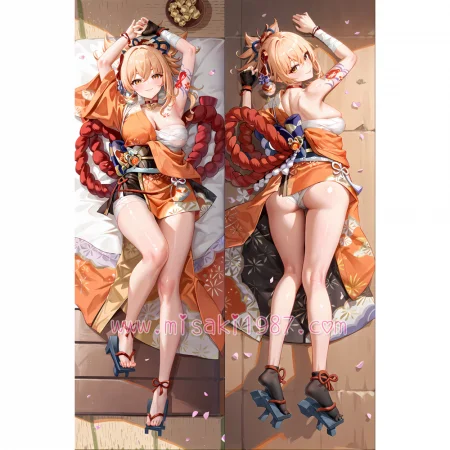 Genshin Impact Dakimakura Yoimiya Body Pillow Case 19