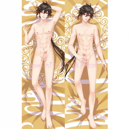Genshin Impact Dakimakura Zhongli Body Pillow Case 09