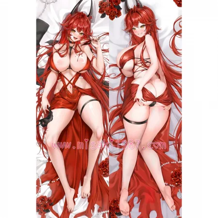 Goddess of Victory: Nikke Dakimakura Red Hood Body Pillow Case 04