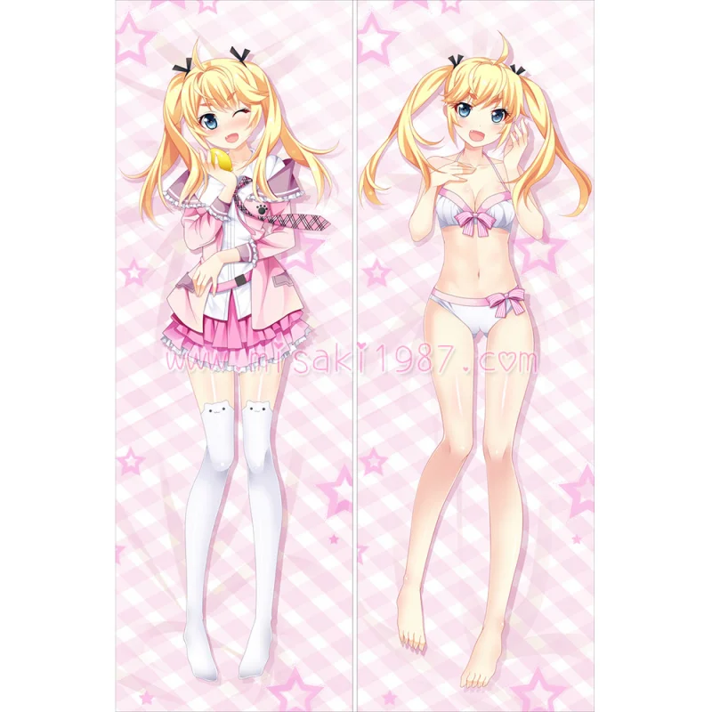 Grisaia no Kajitsu Dakimakura Matsushima Michiru Body Pillow Case - Click Image to Close