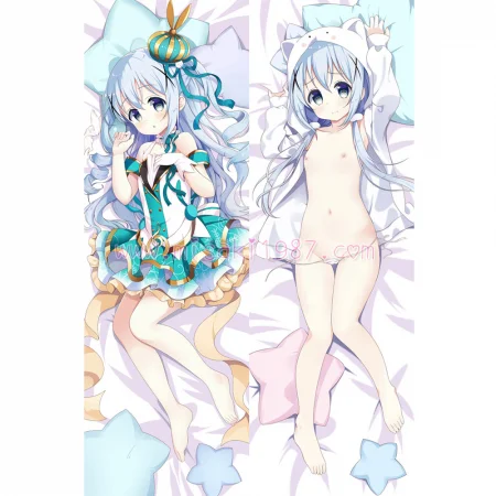 Is The Order a Rabbit Dakimakura Kafuu Chino Body Pillow Case 26