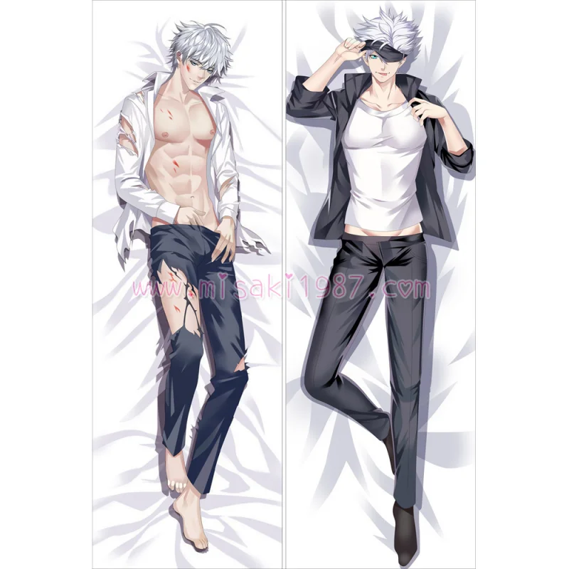 Jujutsu Kaisen Dakimakura Satoru Gojo Body Pillow Case 08 - Click Image to Close