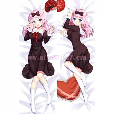 Kaguya-sama Dakimakura Fujiwara Chika Body Pillow Case 14