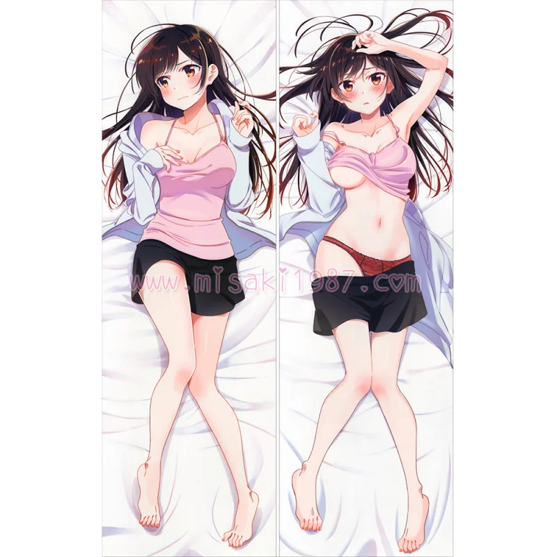Kanojo Okarishimasu Dakimakura Chizuru Ichinose Body Pillow Case 10 - Click Image to Close