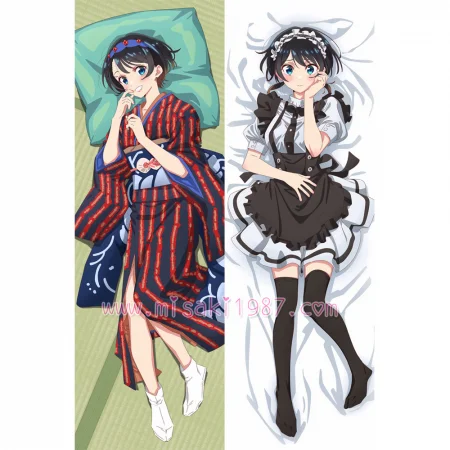 Kanojo Okarishimasu Dakimakura Sarashina Ruka Body Pillow Case 09