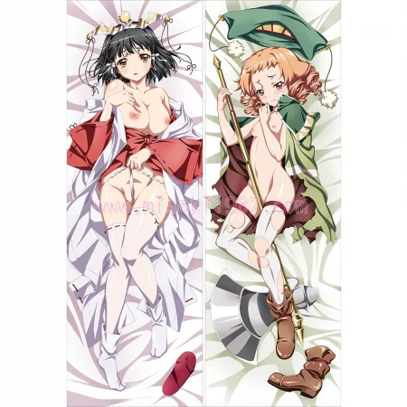 Kuroinu Dakimakura Kaguya Ruu Ruu Body Pillow Case