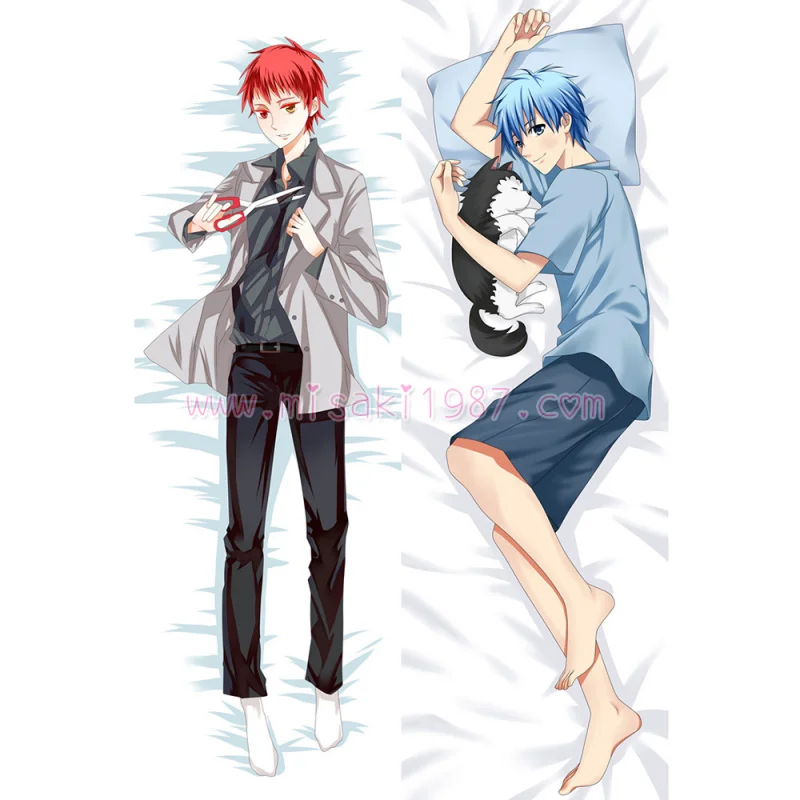Kuroko no Basuke Dakimakura Seijuurou Akashi Tetsuya Kuroko Body Pillow Case - Click Image to Close