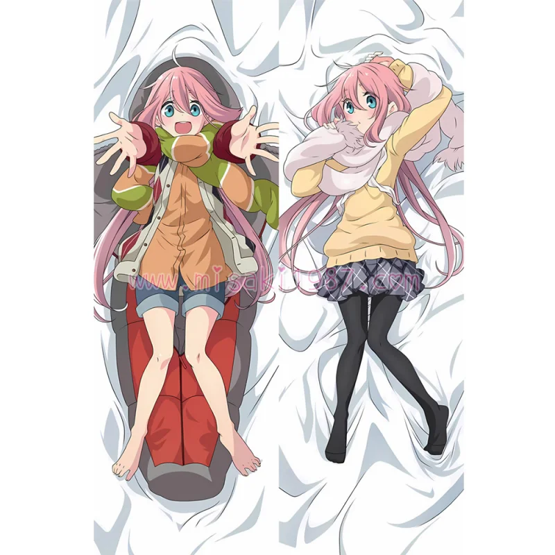 Laid-Back Camp Dakimakura Kagamihara Nadeshiko Body Pillow Case - Click Image to Close