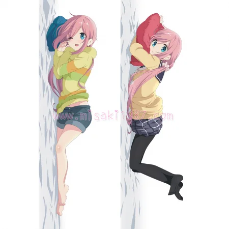Laid-Back Camp Dakimakura Kagamihara Nadeshiko Body Pillow Case 02