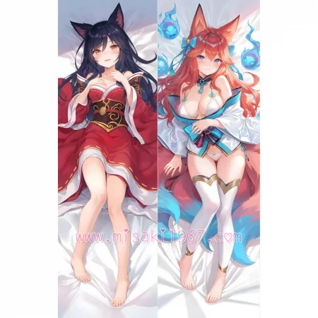 League of Legends Dakimakura Ahri Body Pillow Case