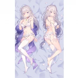 Re:Zero Dakimakura Emilia Body Pillow Case 21