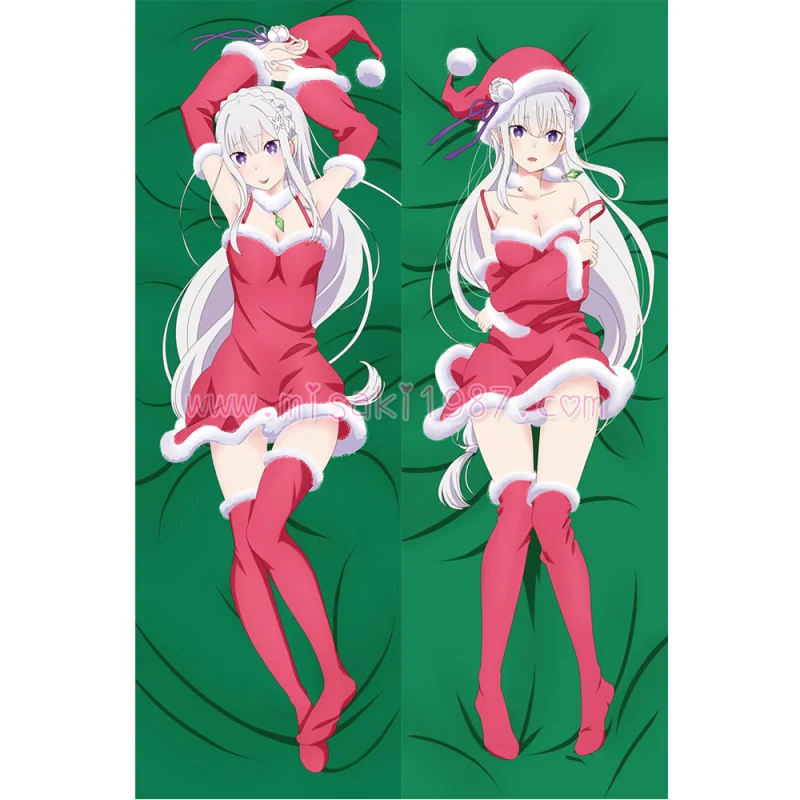 Re:Zero Dakimakura Emilia Body Pillow Case 13 - Click Image to Close