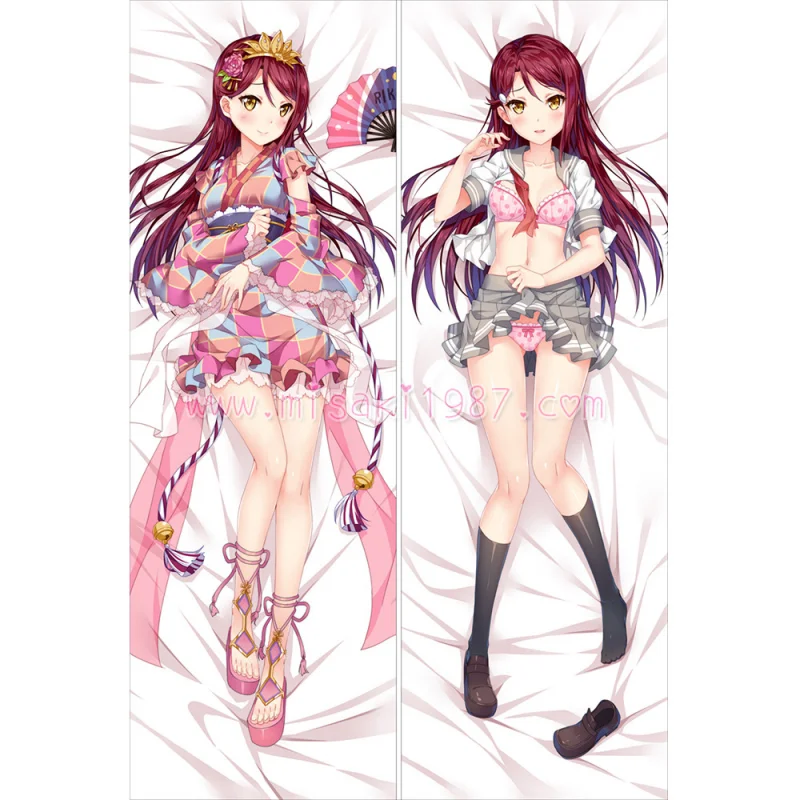 Love Live! Sunshine!! Dakimakura Sakurauchi Riko Body Pillow Case 03 - Click Image to Close