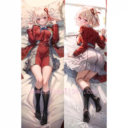 Lycoris Recoil Dakimakura Chisato Nishikigi Body Pillow Case 09