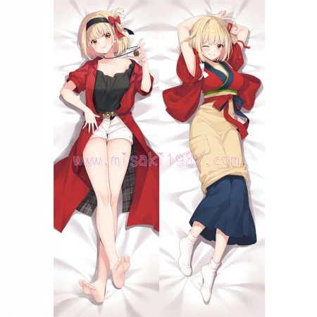 Lycoris Recoil Dakimakura Chisato Nishikigi Body Pillow Case