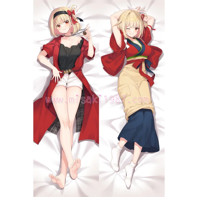 Lycoris Recoil Dakimakura Chisato Nishikigi Body Pillow Case - Click Image to Close