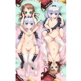 Miss Kobayashi's Dragon Maid Dakimakura Kanna Riko Saikawa Body Pillow Case