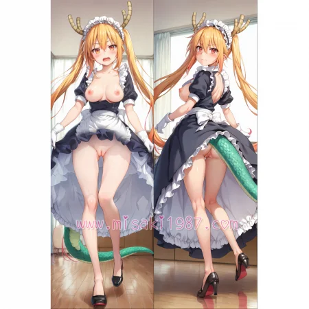 Miss Kobayashi's Dragon Maid Dakimakura Tohru Body Pillow Case 14